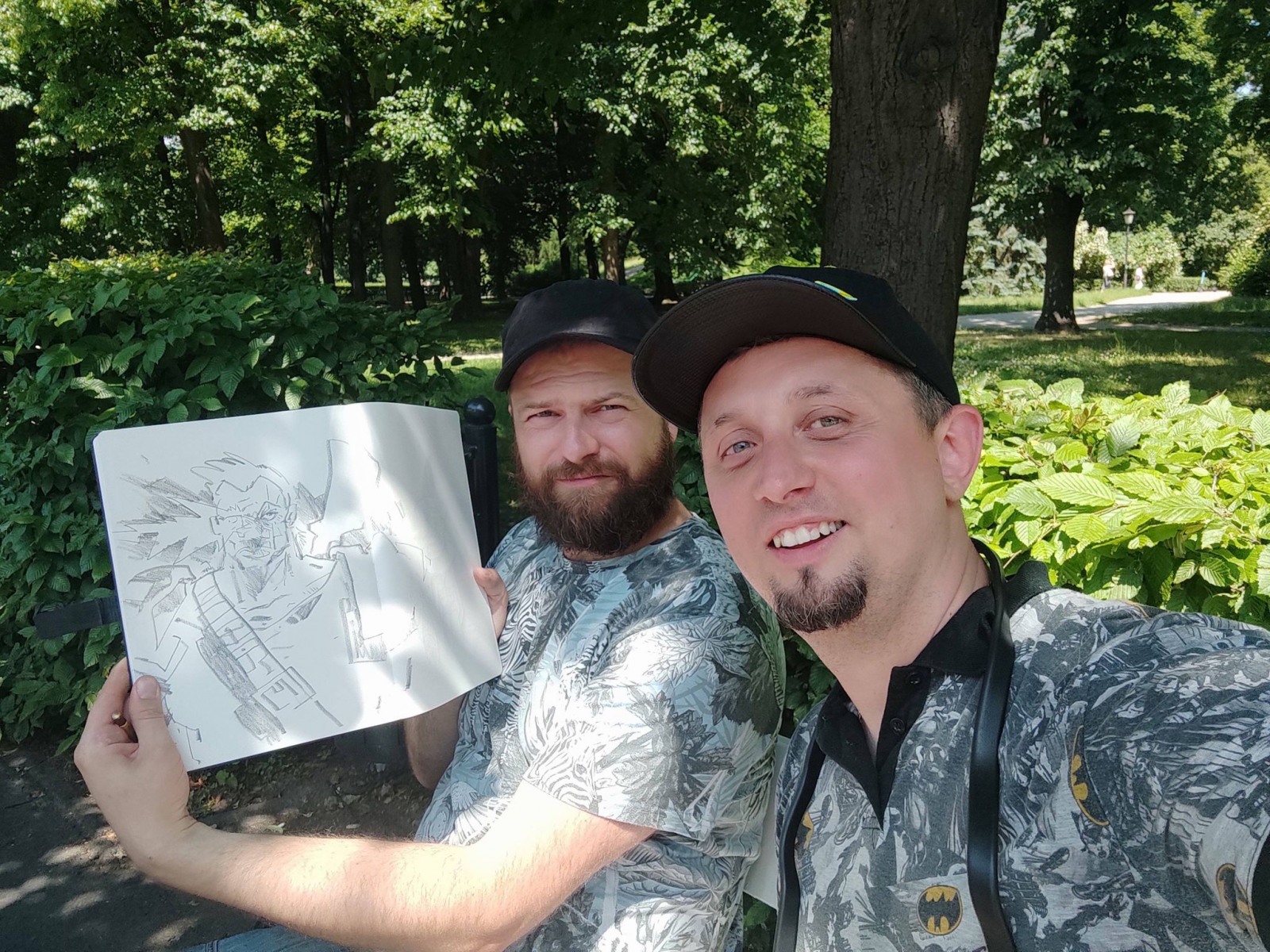Tutaj z Maciejem Pałką który współtworzył komiks "Jak schudnąć 30 kg" jest z tego samego miasta co ja 🙂 i ty 😉