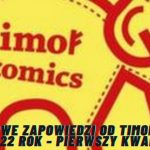 Komiksowe zapowiedzi od Timof Comics na 2022 rok - pierwszy kwartał.